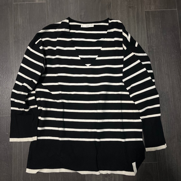 Mango striped v neck sweater - Picture 1 of 1